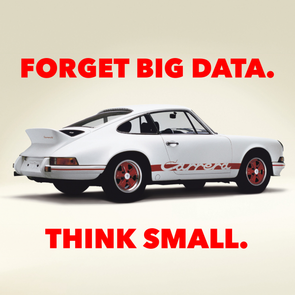 Forget Big Data. Think Small