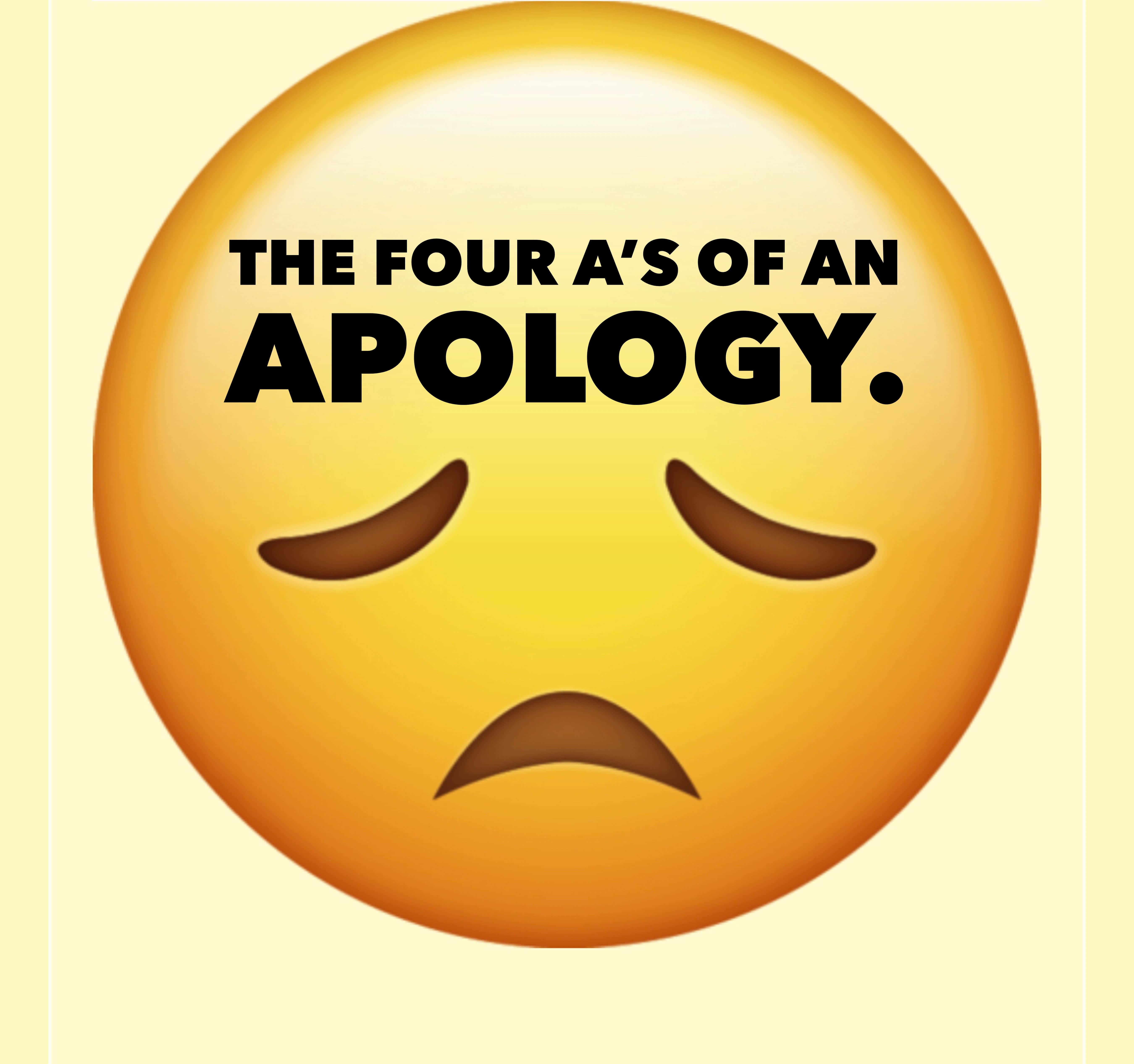 apologies