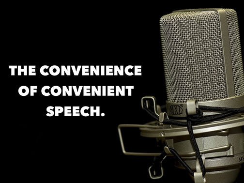 The Convenience of Convenient Speech.