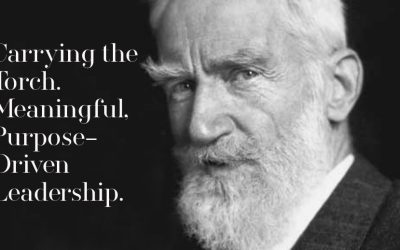 Carry the Torch: George Bernard Shaw On Purpose and Branding.