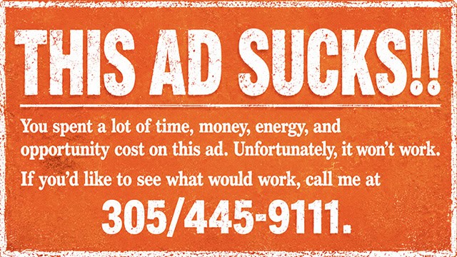 This Ad Sucks: Why Criticizing Customers Never Works