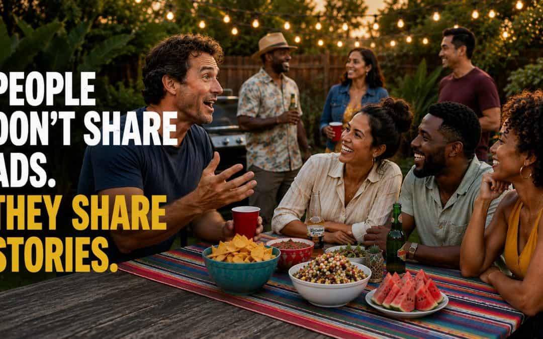 People Don’t Share Ads. They Share Stories.